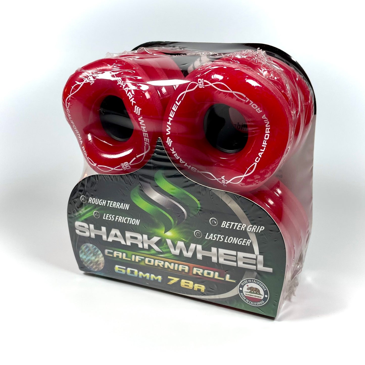 Shark Wheel 60mm Red CALIFORNIA ROLL