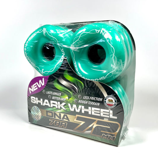 Shark Wheel 72mm Turquoise DNA
