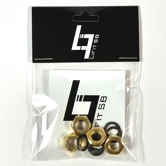 Axle Nut & Washers Gold Edition